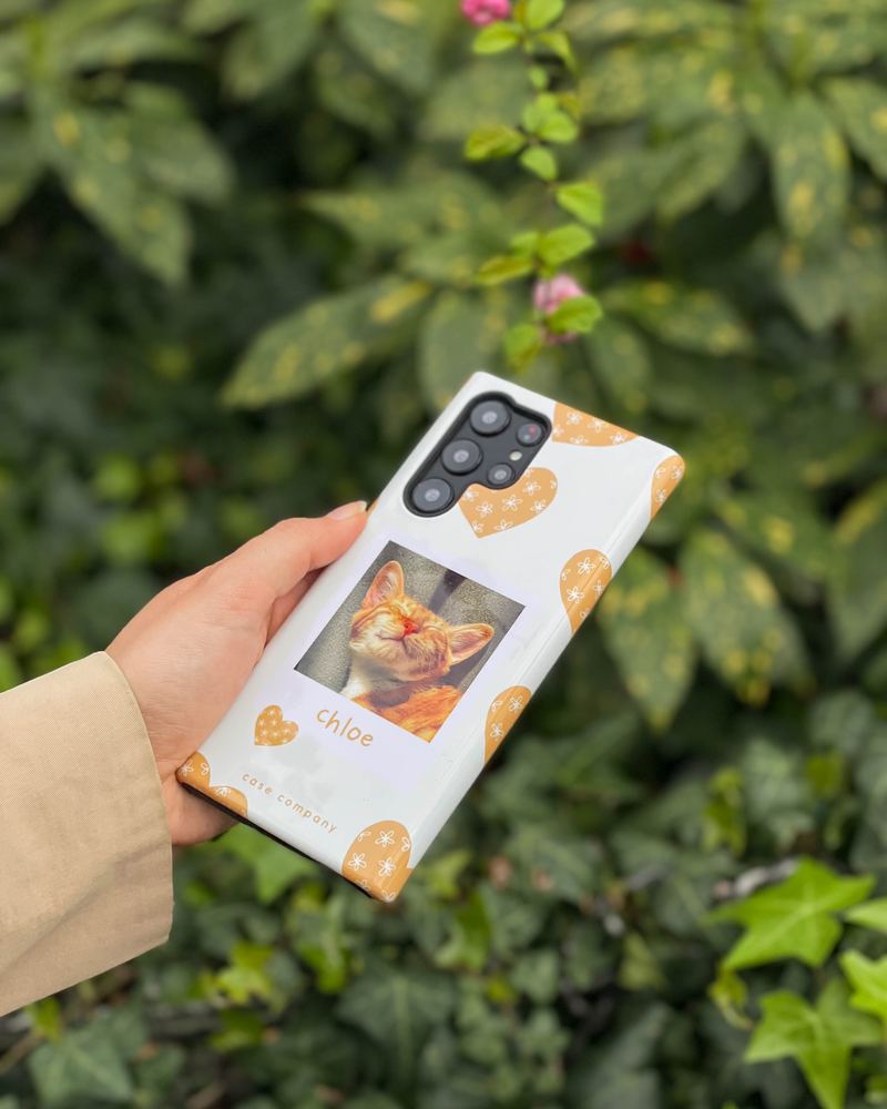 Hoesje met een foto van een kat